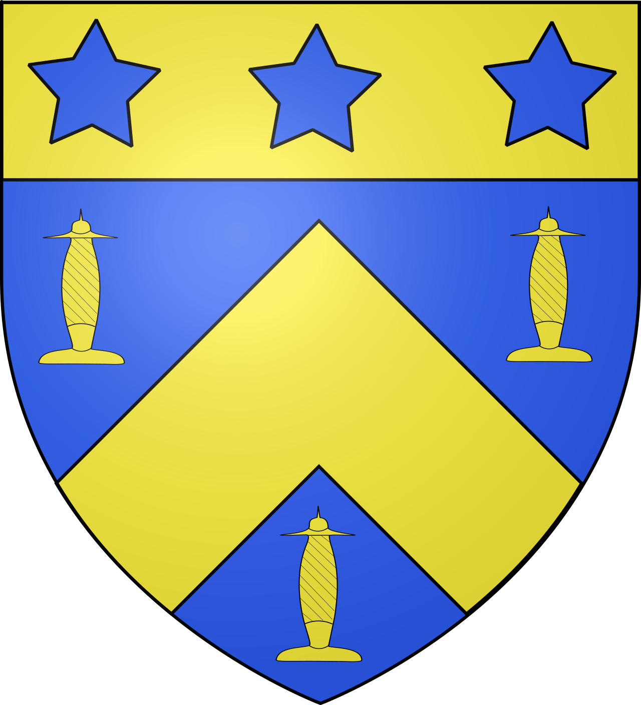 Blason officiel de la commune de Mazinghem